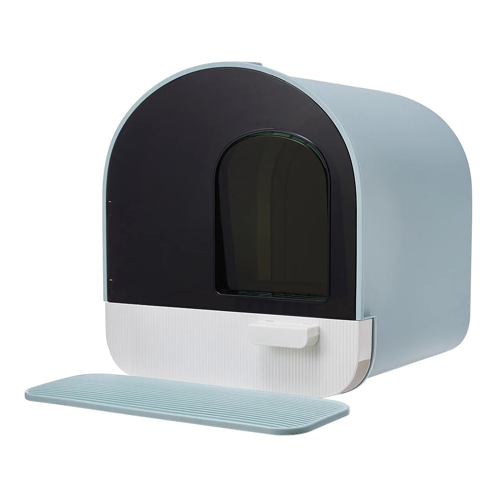 Cat Litter Box Removable Tray Scoop Included