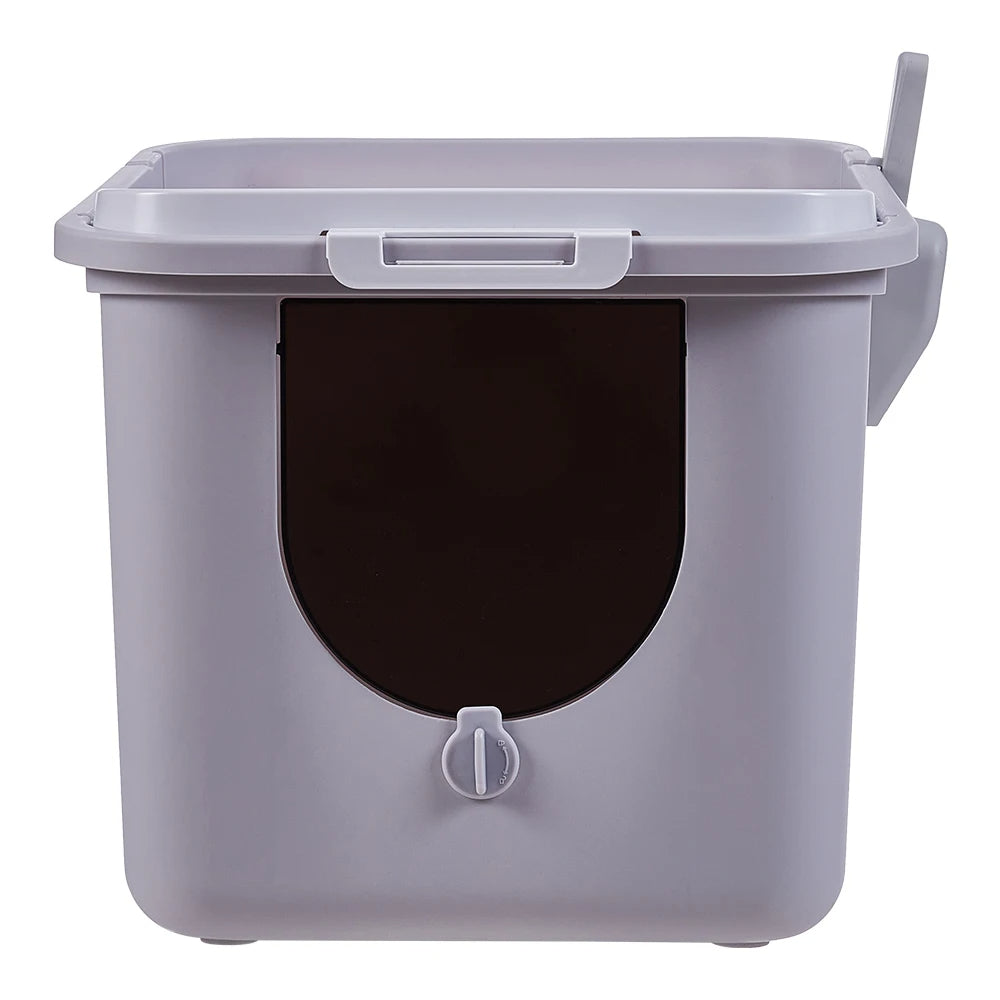 Easy Clean Litter Box Flip Covered