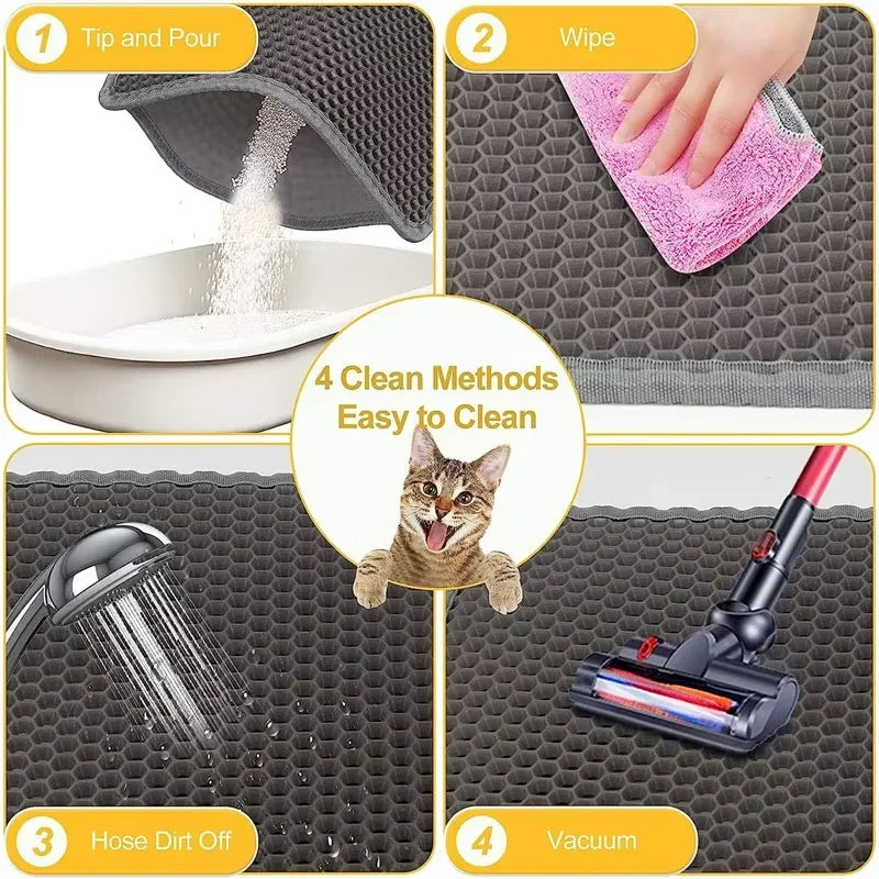 Cat Litter Mat Waterproof Easy Clean