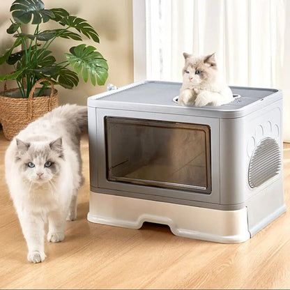 Hidden Cat Litter Box With Storage And Scoop Large