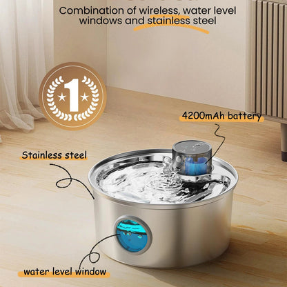 Automatic Cat Water Fountain Dispenser Silent