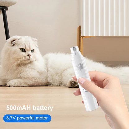 Pet Nail Trimmer 2-Speed Quiet Grinder