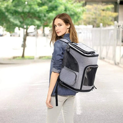 Ventilated Pet Carrier Hiking Backpack