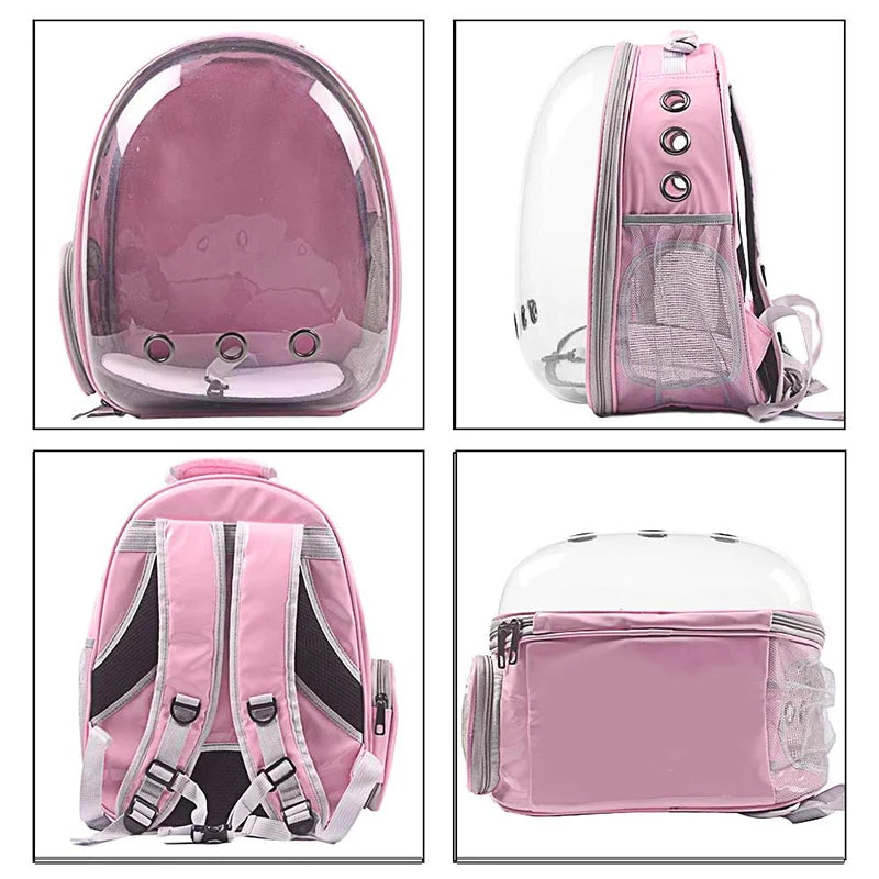Pet Carrier Backpack Breathable Clear Window