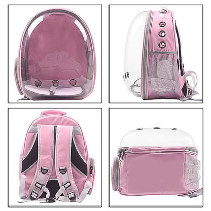 Pet Carrier Backpack Breathable Clear Window