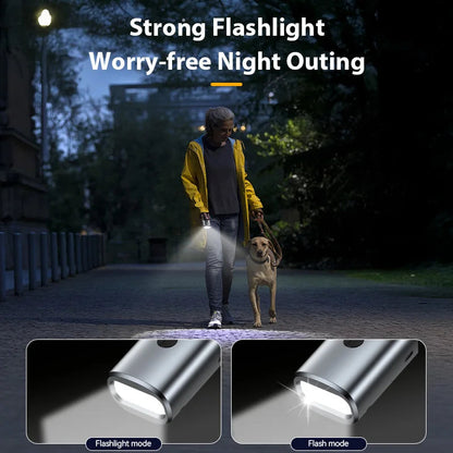 Portable Dog Trainer Ultrasonic Bark Control Flashlight