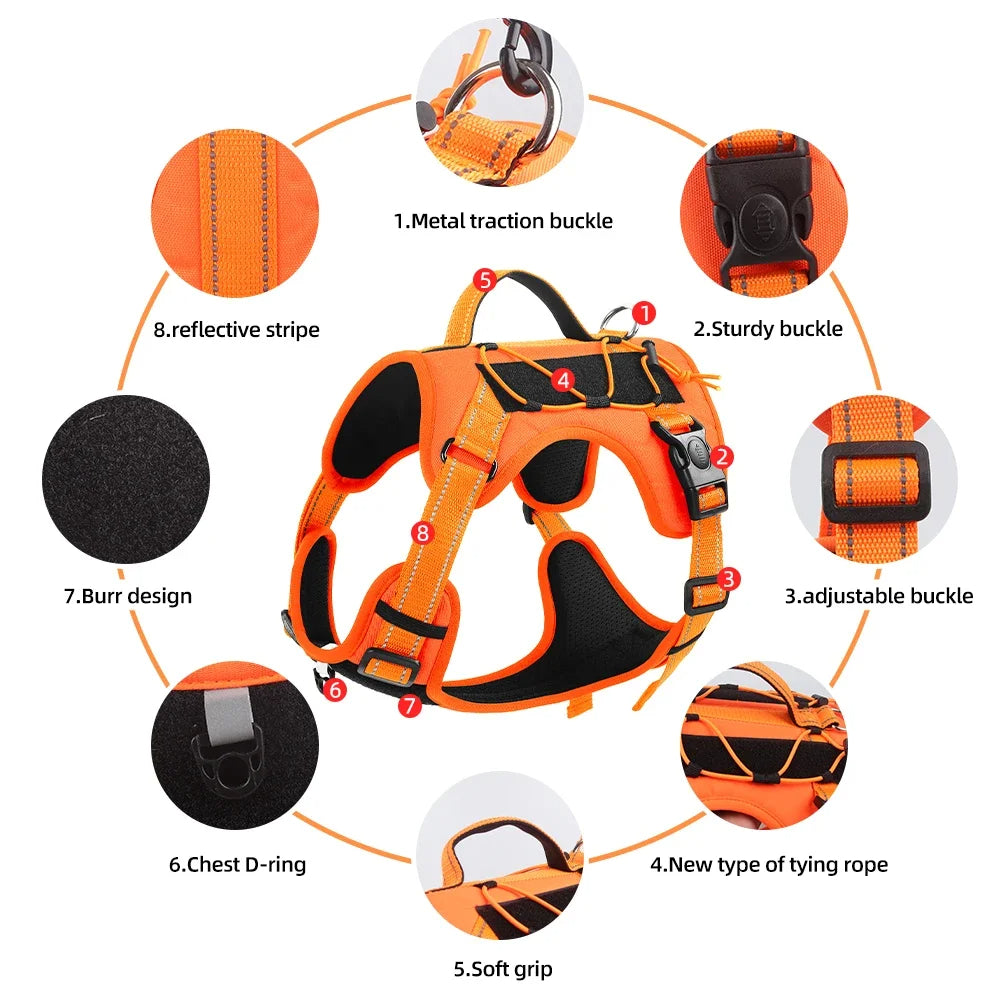 Puppy Training Harness Reflective Padded Vest