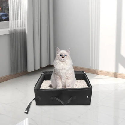 Collapsible Cat Litter Box Space Saver
