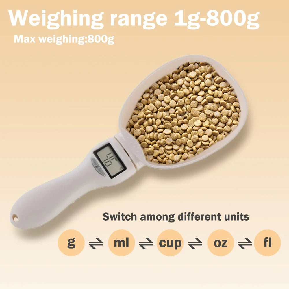 Pet Food Scoop Led Display for Cats Dogs