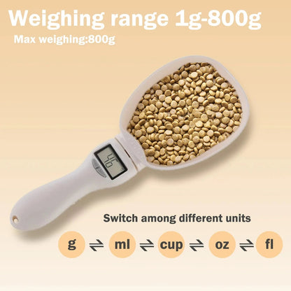 Pet Food Scoop Led Display for Cats Dogs
