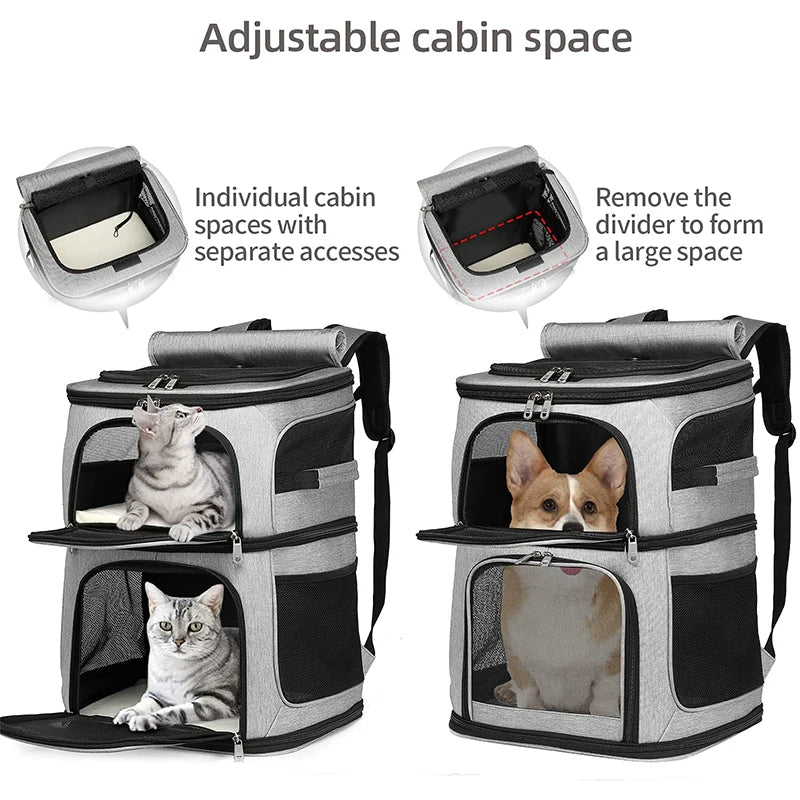 Pet Backpack Breathable For Cats Small Dogs