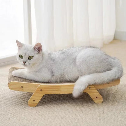Wooden Cat Scratcher Adjustable Post