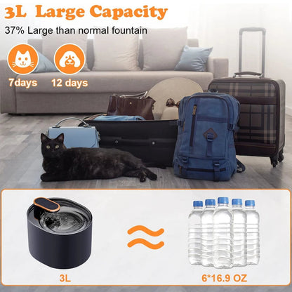 Pet Water Fountain Motion Sensor Night Light