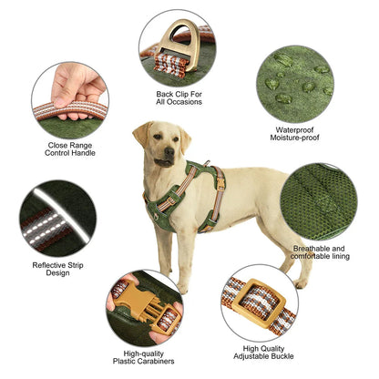 Adjustable Pet Harness Reflective Belts