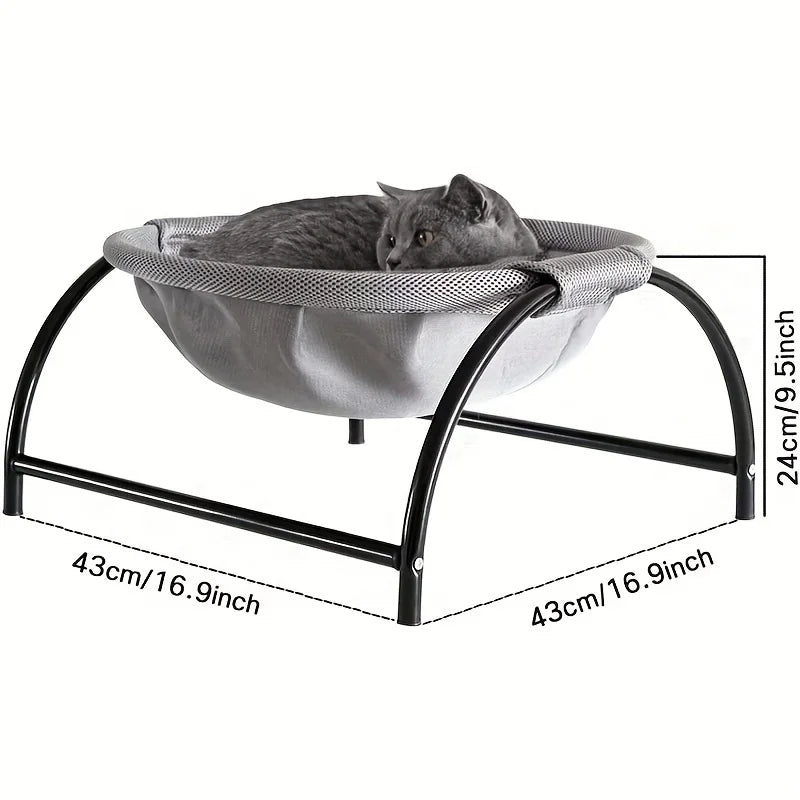 Wooden Cat Hammock Bed Solid Frame