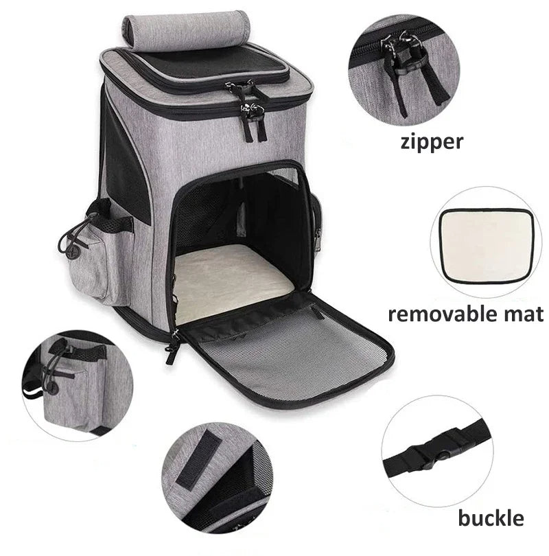 Ventilated Pet Carrier Hiking Backpack