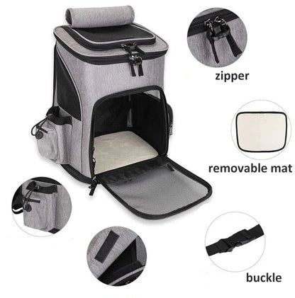 Ventilated Pet Carrier Hiking Backpack