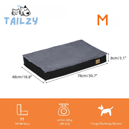 Orthopedic Dog Bed Mattress Plush Comfort Cover Large