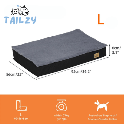 Orthopedic Dog Bed Mattress Plush Comfort Cover Large