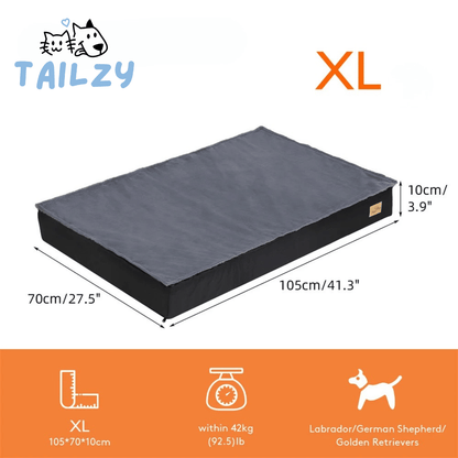 Orthopedic Dog Bed Mattress Plush Comfort Cover Large
