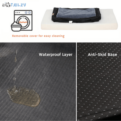 Orthopedic Dog Bed Mattress Plush Comfort Cover Large