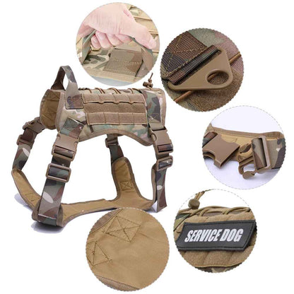 Tough Dog Training Vest Set with Leash and Pouch