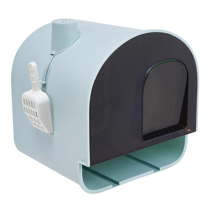 Cat Litter Box Removable Tray Scoop Included