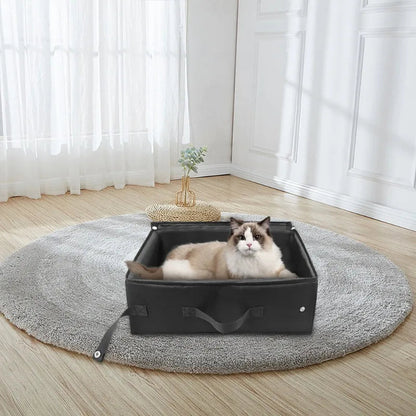 Collapsible Cat Litter Box Space Saver