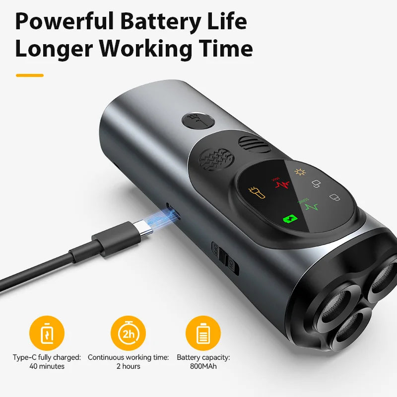 Portable Dog Trainer Ultrasonic Bark Control Flashlight
