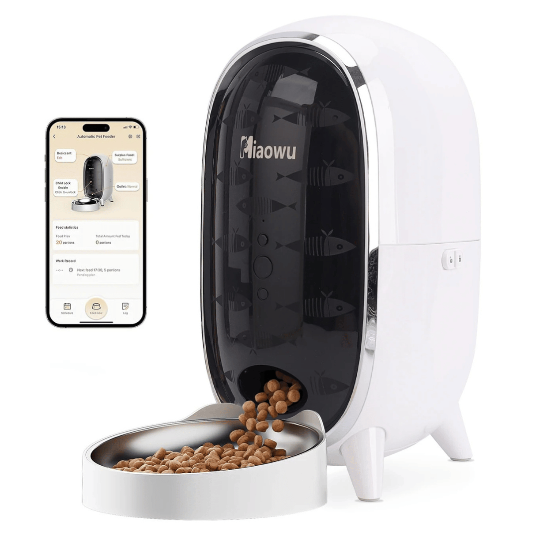 Wi-Fi Automatic Pet Feeder With Mobile App - Pupporia