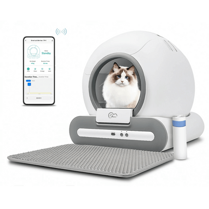Self Cleaning Cat Litter Box WiFi App Controlled - Pupporia