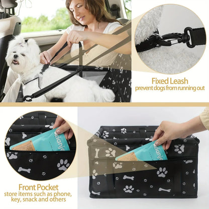 Pet Car Carrier Ventilated Mesh Panels