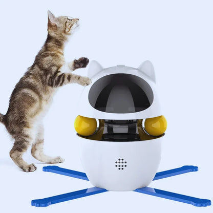 Robotic Cat Toy Moving Feather Teaser