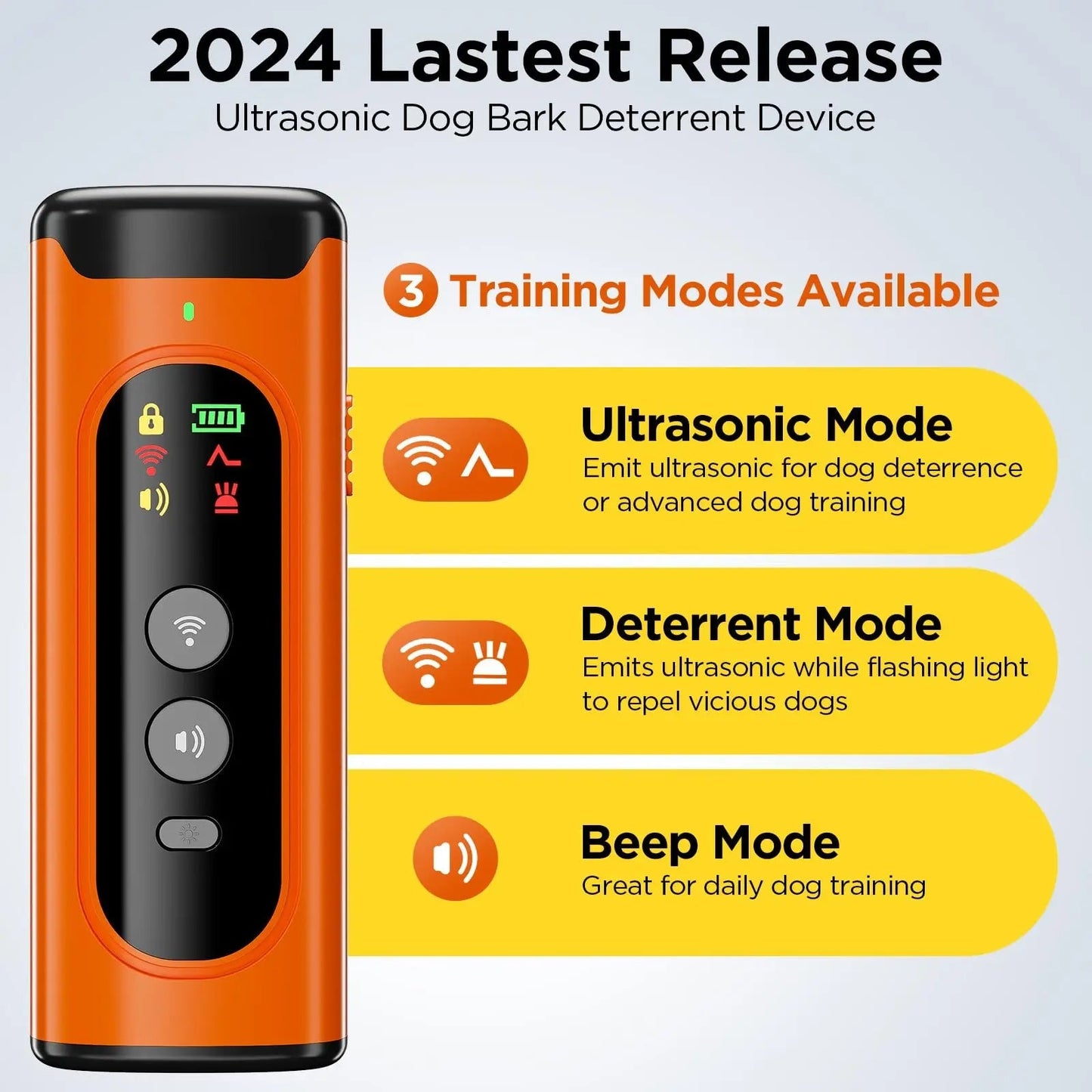 Portable Anti Bark Dog Trainer Rechargeable
