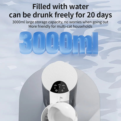 Automatic Cat Water Dispenser 3L Quiet USB