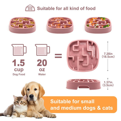 Interactive Dog Bowl Slow Feeder