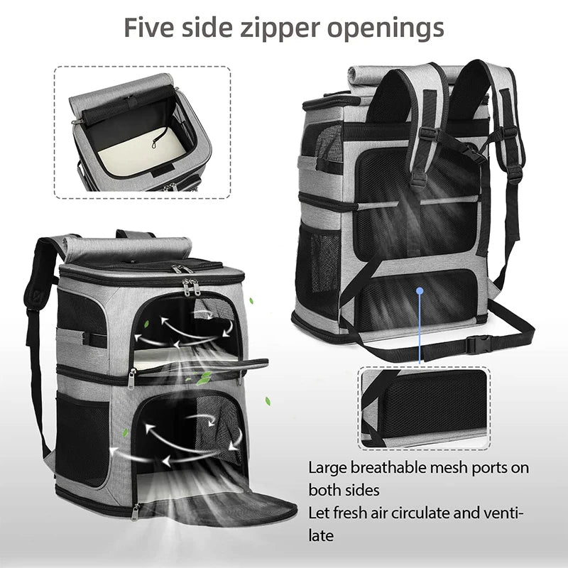 Pet Backpack Breathable For Cats Small Dogs
