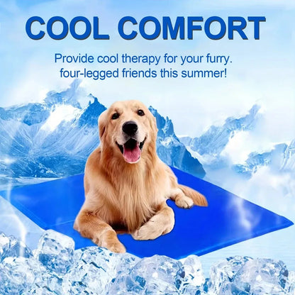 Portable Pet Cooling Mat Waterproof Compact Foldable