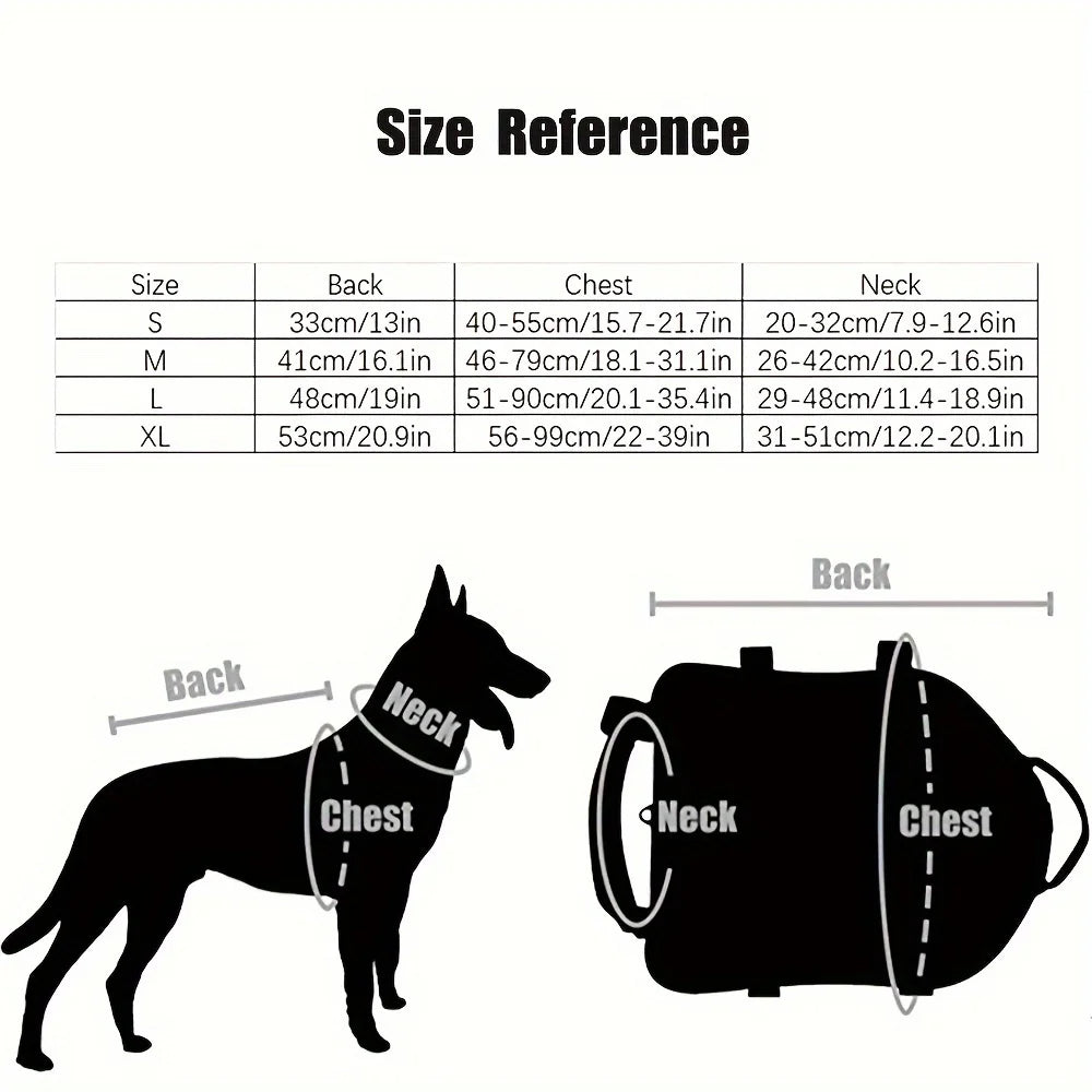 Durable Dog Training Vest With Pockets