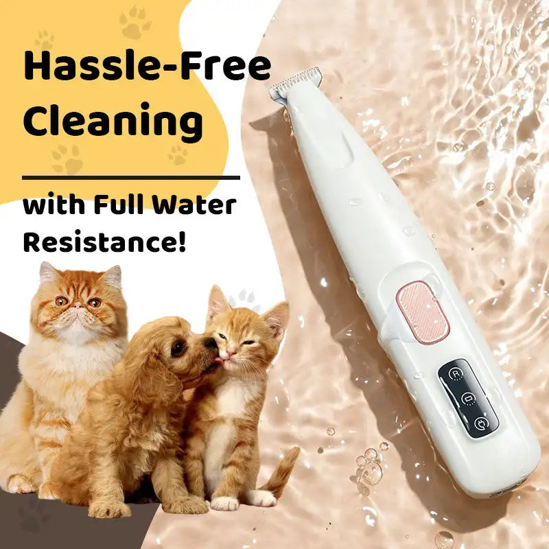 Wireless Pet Nail Clipper With Safety Light