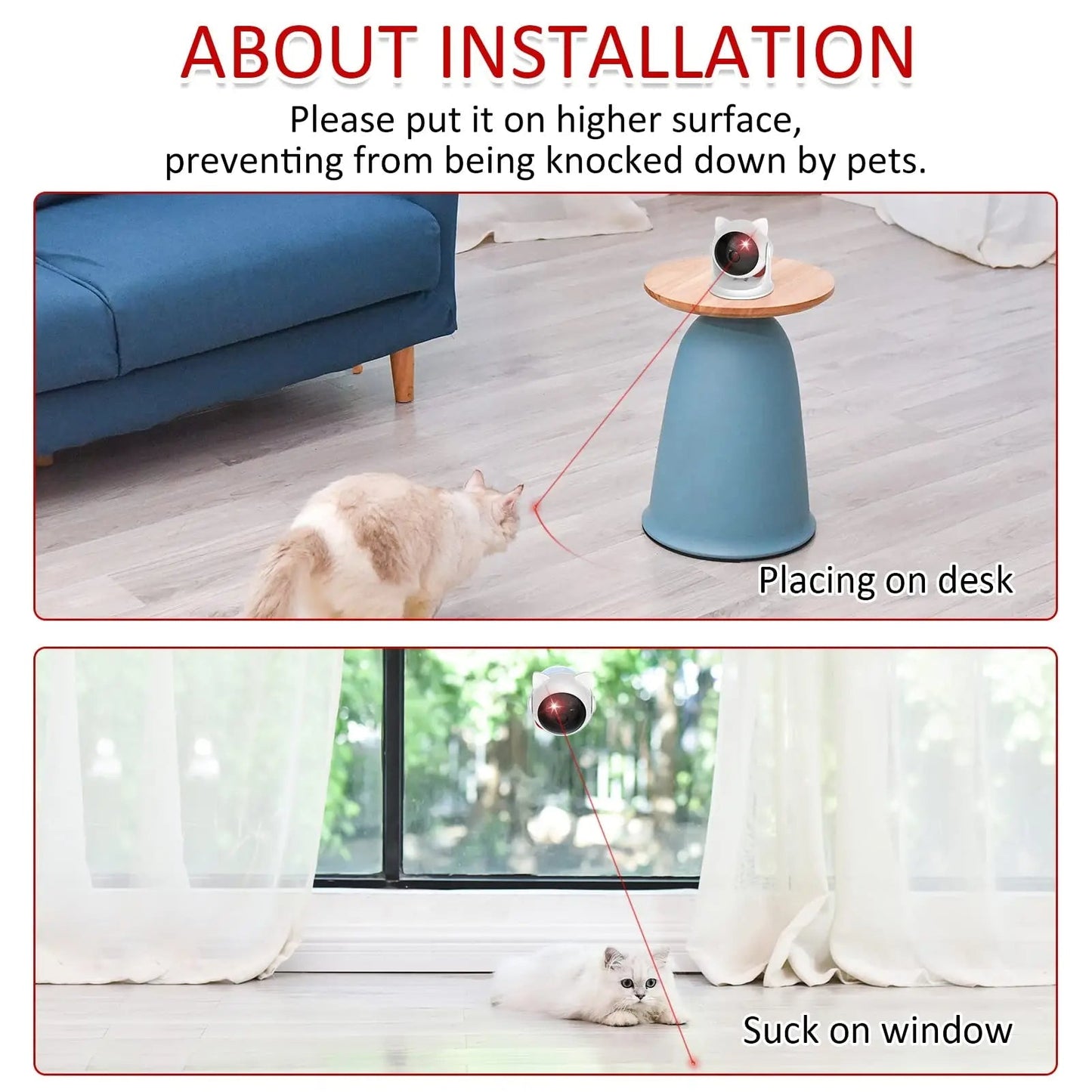 Interactive Laser Pet Toy