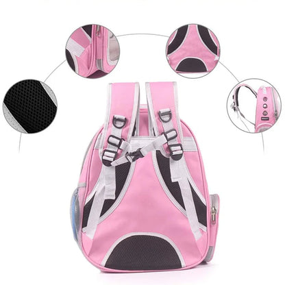 Pet Carrier Backpack Breathable Clear Window
