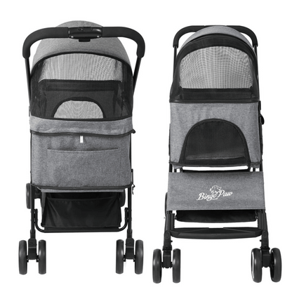 Pet Stroller Detachable Carrier Car Seat