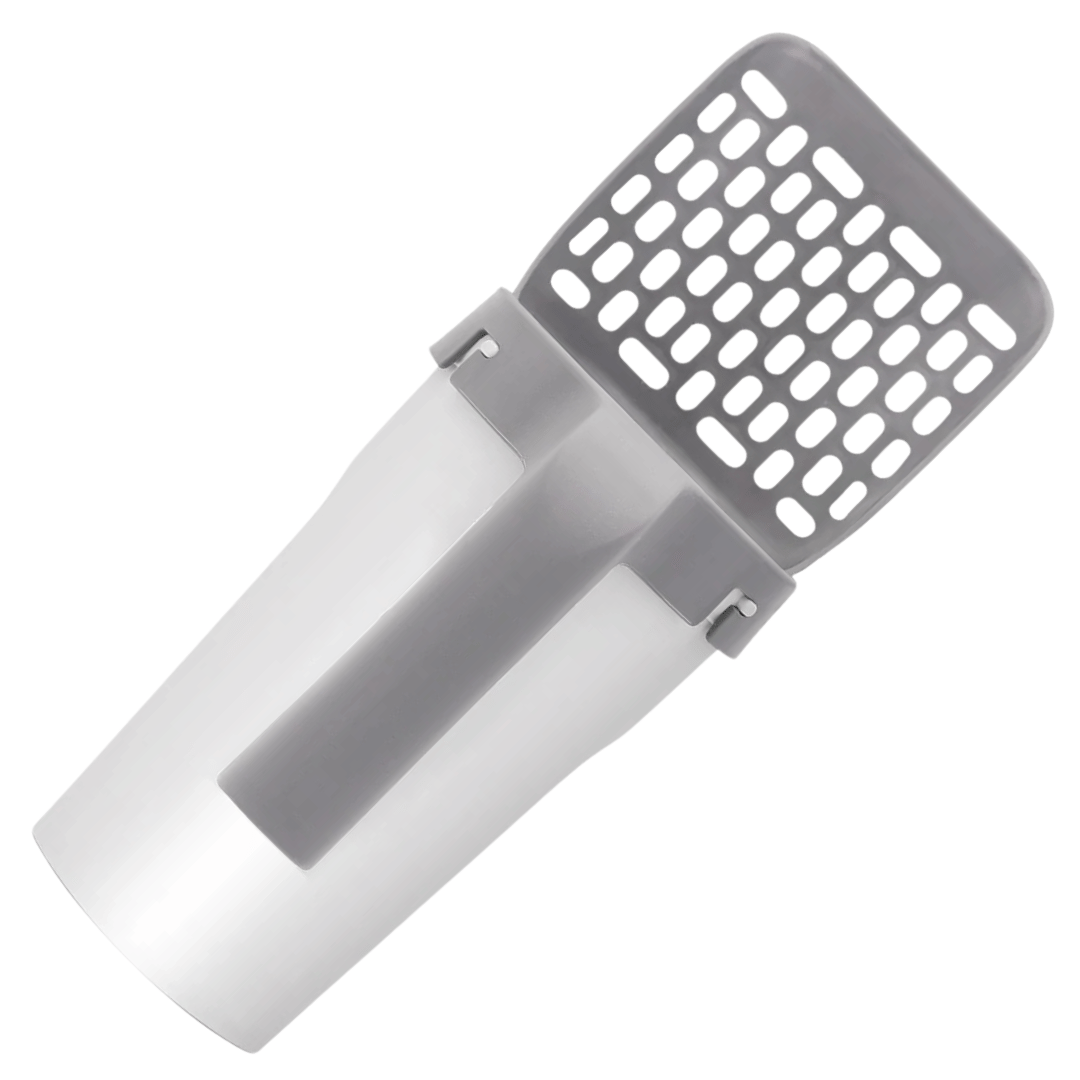 Cat Litter Scoop With Built-In Trash Can