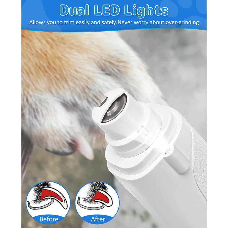 Pet Nail Trimmer Clipper With Led Guide
