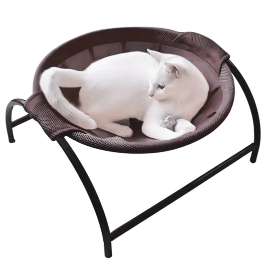 Wooden Cat Hammock Bed Solid Frame - Pupporia