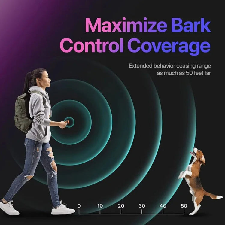 Portable Dog Trainer Ultrasonic Sound Flashing Light