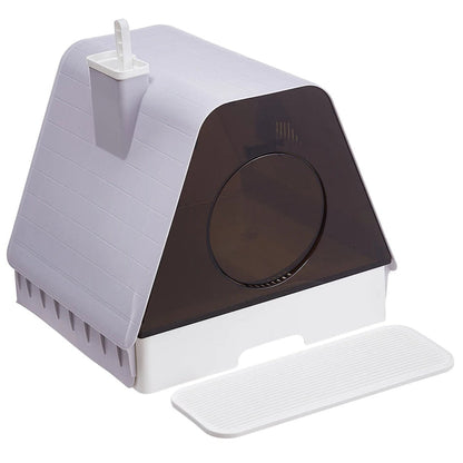 Hidden Cat Litter Box Easy Clean With Accessories
