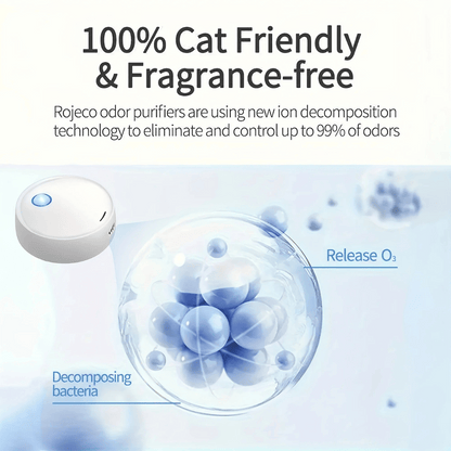 Pet Litter Box Odor Remover With USB Charger