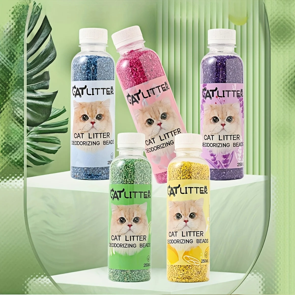 Odor Controlling Cat Litter Beads for Fresh Trays